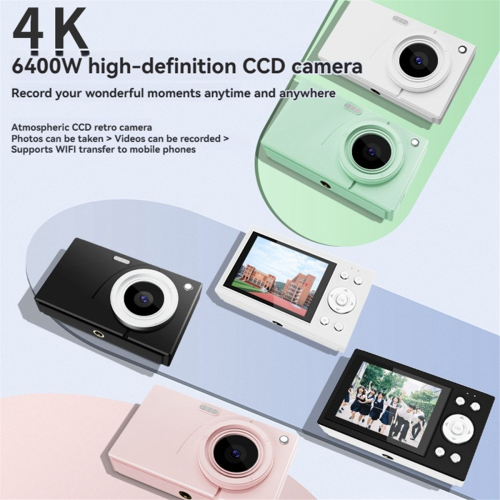 4K CCD Digital Camera 16X Digital Zoom with 2.8inch Screen White 1