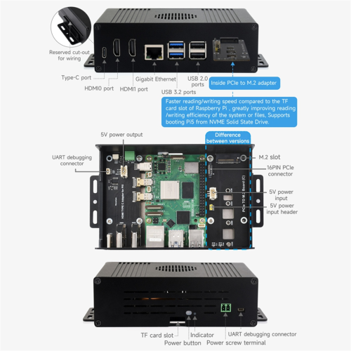 Kit mini-computer progettato per 5, C 2