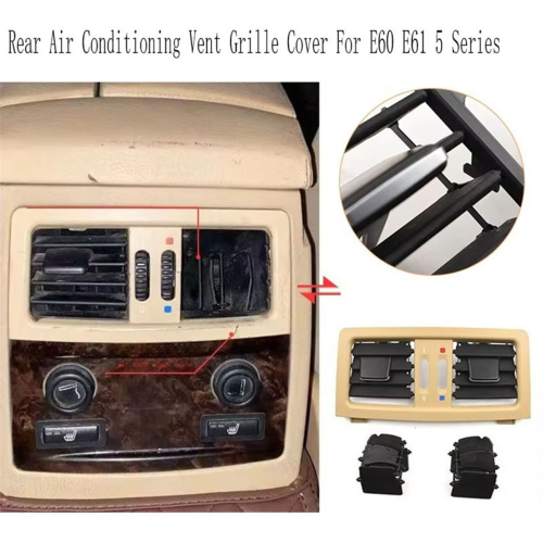 Rear Air Conditioning Vent Grille Cover for E60 E61 5Series Beige 1
