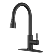 Faucet Stainless Steel Kitchen Sink Faucet,Matte Black Kitchen Faucet