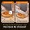 4 PCS Pizza Peel Set, Metal Spatula with Foldable Wood Handle, 5