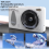 Digital Cameras HD 4K Compact Camera 2.4inch IPS Screen White 4