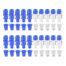 Adaptador de panel de enchufe de chasis PowerCON tipo A NAC3FCA+NAC3MPA-1 (20 unidades)