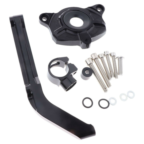 Motorrad Einstellbare Lenkung Dämpfer Stabilisator Halterung Montage Kit 2