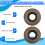 2pcs New Gearcase Oil Seal Replace 321480 0321480 18-2028 6