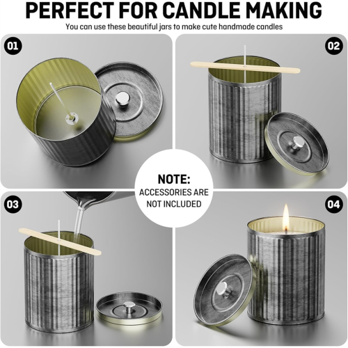 DIY Einfache Kerze Tin Jar Making Kit Drop Seal Familie Handmade B 2