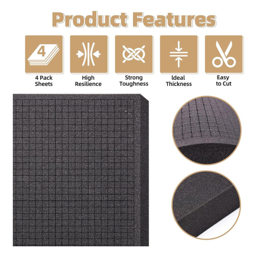 Pick Insert Foam Protective Cover, Pluck Foam Board for Tools 2