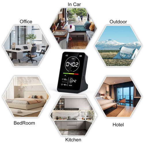 CO2 Infrared NDIR Sensor Air Quality Detector Digital Gas Analyzer 2