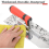 4 Pcs Tile Tools Stainless Steel Square Notched Trowel Set 5