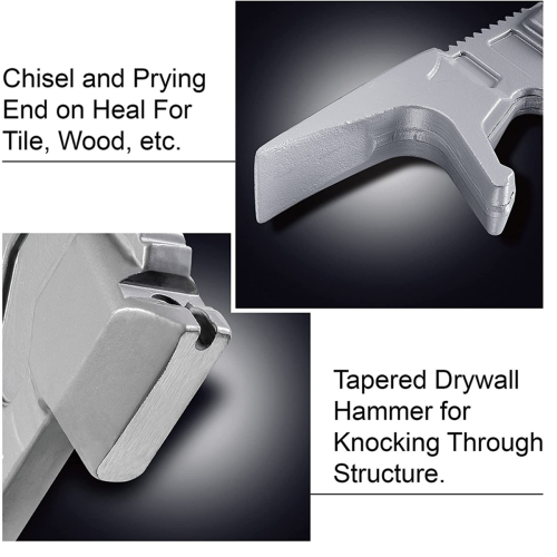 Outdoor Multi-Functional Hammer Nail Remover Crowbar Fire Rescue Tool 2