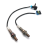 2pcs Front Rear Probe Oxygen O2 Sensor For 4