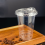 12oz Plastic cup with direct drinking lid Clear disposable cup 2