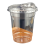 12oz Plastic cup with direct drinking lid Clear disposable cup 1