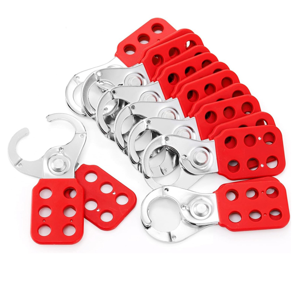 8 Pack Lock Out Tag Out Hasp,Tamper-Proof Lockout Padlock Hasp 4711781799460