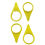 200Pcs Wheel Lug Nut Indicator for 32mm 33mm Nuts 6