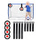 Soccer Target Discs Football Goal Practice Kicking Accuracy Training 5