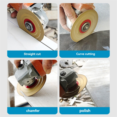4Inch 100mm Diamond Cutting Grinding Disc Vacuum Brazed Saw Blade 2