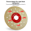 4Inch 100mm Diamond Cutting Grinding Disc Vacuum Brazed Saw Blade 4
