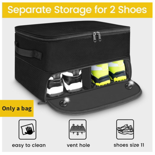 Golf Trunk Organizer with Shoe Storage 1