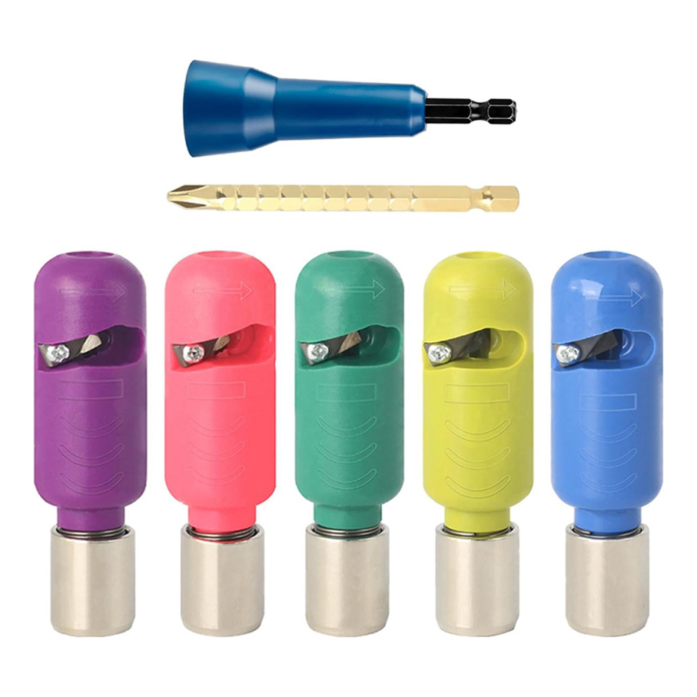 Wire Stripping And Twisting Tool Kit With 6 Sizes, For Drill-image-OPC-PJ6HGNV-NEW