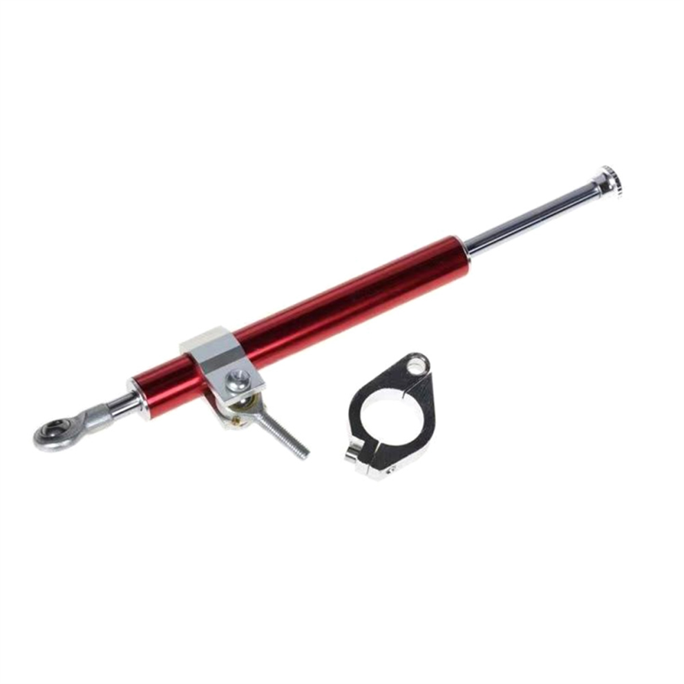 330Mm Universal Motorcycle Steering Damper Stabilizer Red 4711781745887