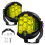 3 Inch Three Side illuminated Work Lights LED Headlights,Yellow 1
