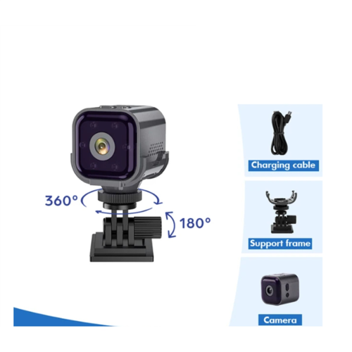 Mini Camera Power Saving WiFi Night Vision Motion Monitor 2