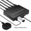 4 In 4 Out KVM USB2.0 Switch Hub Adapter USB2.0 Printer for Laptop 3