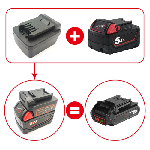 Battery Adapter for 18V Battery Conversion for 20V 2