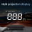 Display per parabrezza per auto, HUD GPS per auto, tachimetro MPH 6
