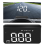 Display per parabrezza per auto, HUD GPS per auto, tachimetro MPH 5