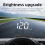 Display per parabrezza per auto, HUD GPS per auto, tachimetro MPH 7
