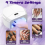 UV-Nagellampe, Therapiegerät, UV-Nagellack-Backlampe, EU-Stecker 4