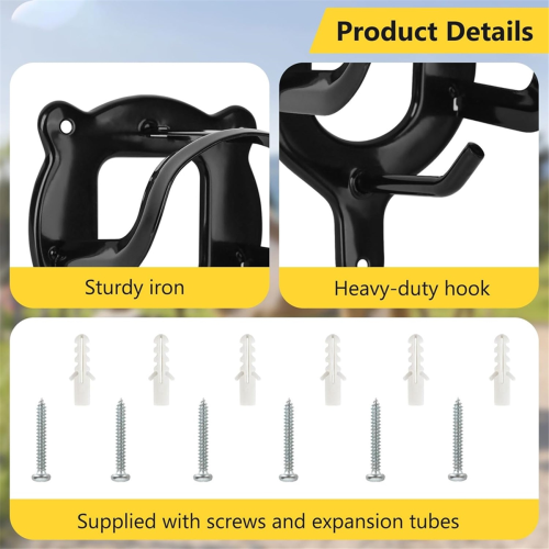 6 supporti per briglie da cavallo, gancio per briglie equestri, supporto per briglie 2