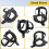 6 supporti per briglie da cavallo, gancio per briglie equestri, supporto per briglie 4