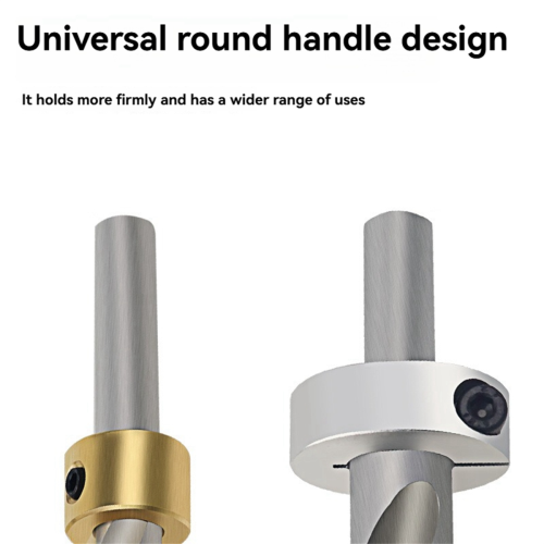 2pcs Aluminum Profile Drill Guide Access Hole Drill Jig Drill Bit 1