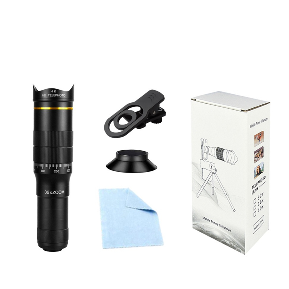32X Hd Telephoto Zoom Lens For Smartphones, Ideal For Camping&Tourism 4711781737981