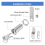 Cabinet Locks, Long Cam Locks Keyed Alike, Cabinet Cam Lock Set 5