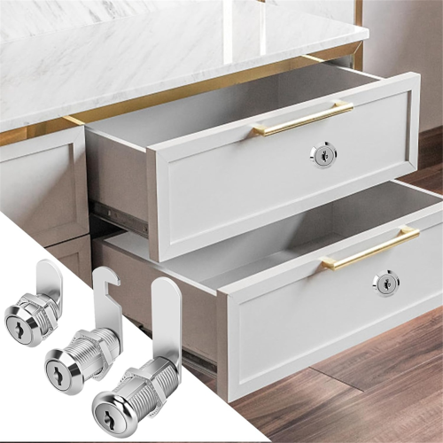 Cabinet Locks, Long Cam Locks Keyed Alike, Cabinet Cam Lock Set 1