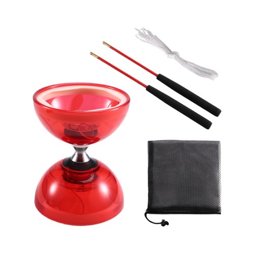 Σετ κινέζικου γιογιό LED Diabolo με πολύχρωμα φώτα για παιδιά 1