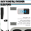 RV Screen Door Latch Handle Kit(Right Hand) and Door Slide 12In Panel 4
