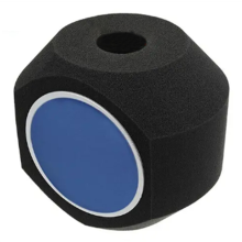 Protector de viento para micrófonos de estudio de grabación con absorción de sonido