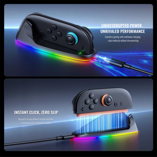 2 Pack for Gamepad Desktop RGB Mouse Holder A 1