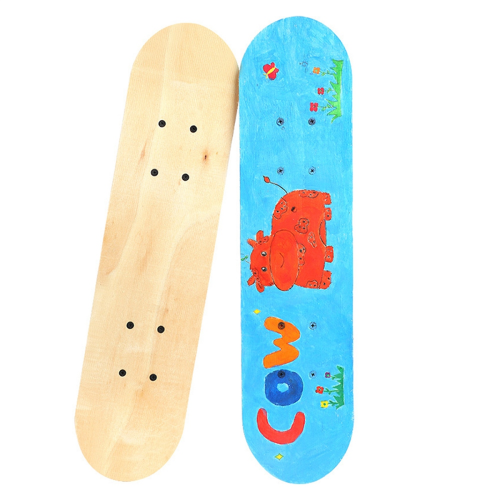 58.5cm Skateboard Deck Maple Skate Board Blank DIY Decorative Board 2