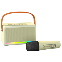Karaoke-Maschine für Kinder und Erwachsene, tragbarer Bluetooth-Karaoke-Lautsprecher,E
