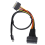 Καλώδιο διακομιστή Oculink SFF-8611 4I σε PCIe SFF-8639 U.2 NVMe γενιάς 4 5