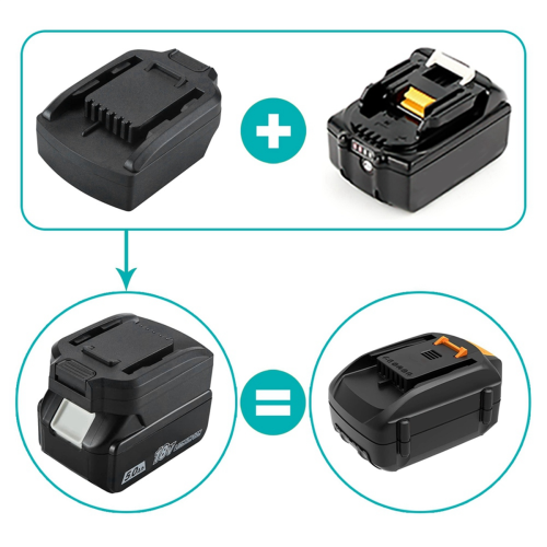 for 18V Series Battery Conversion for 20V 6PIN Tool 2