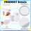 110 Sheets Microwave Kiln Papers4.7 Inch Round Ceramic Fiber 2