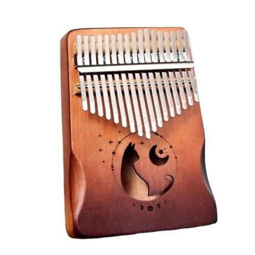 17Keys Kalimba Πληκτρολόγιο για μουσικό όργανο με επένδυση ξύλου για πιάνο αντίχειρα 1