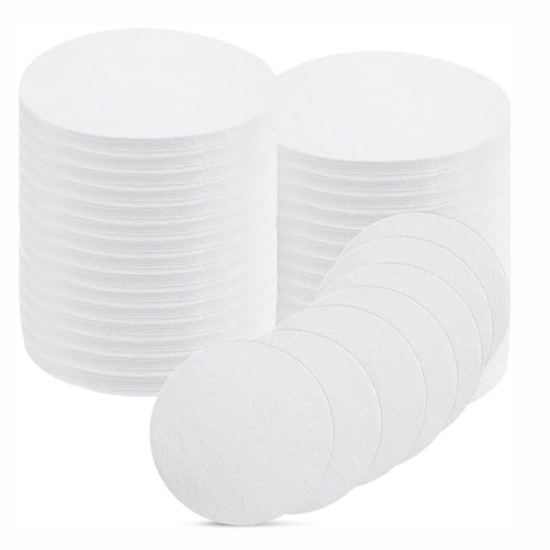 110 Sheets Microwave Kiln Papers4.7 Inch Round Ceramic Fiber